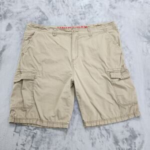 Unionbay Shorts Mens 42 Tan Khaki Cargo Casual Hiking Utility UB Outdoors Y2K